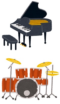 グランドピアノ一般開放＆「特別企画」ドラムセット一般開放